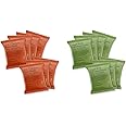 Kroma 24k Chicken Bone Broth, Dairy & Gluten Free Powder Mix with Collagen, Protein, Turmeric, Ginger - 7 Packets + Vegetable Broth, Gluten Free, Vegan Food, Veggie Powder Mix with Red Miso