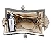 Charming Tailor Evening Bag Women Classic Clutch Woven Wedding Party Purse (Champagne)