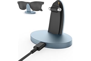 BAOYEMES USB-C Charging Dock for Smart Glasses, Charge Station with Charging Cable and Indicator, Compatible with Ray-Ban Meta, Wayfarer, Headliner, Skyler Meta, Meta Oakley HSTN