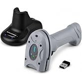 ScanAvenger Wireless Portable 1D&amp;2D Cordless Bluetooth Rugged IP65 Barcode Scanner for Inventory