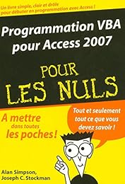 Programmation VBA pour Access 2007