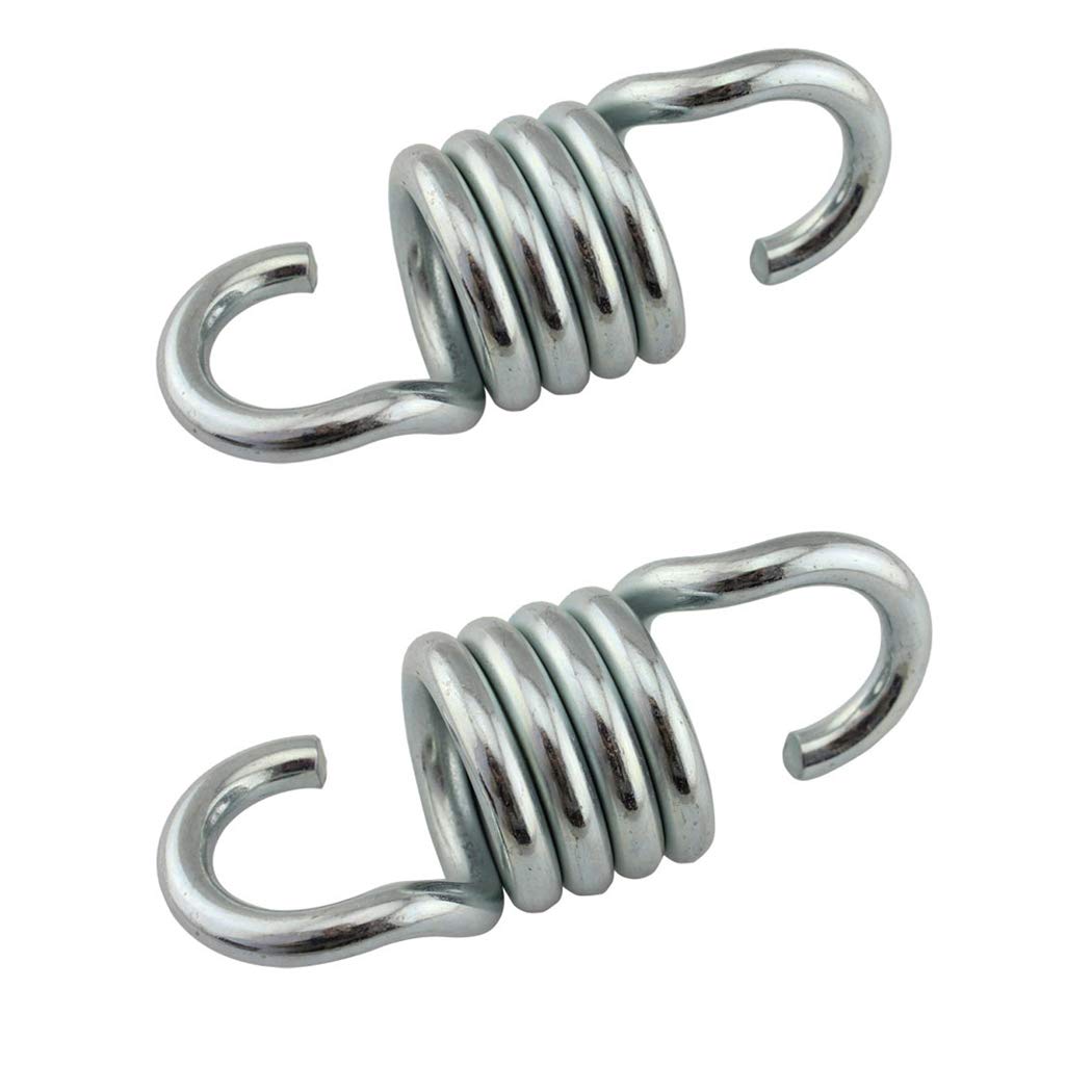 Paraphee Durable Antirust Iron Galvanized Hammock Spring For Hanging Hammock Chairs and Porch Swings 500kg Weight Capacity 2 PCS