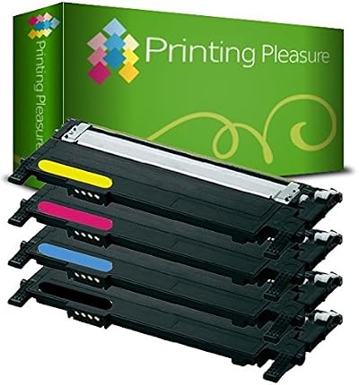 Printing Pleasure CLT-406 Toner Black Cyan Magenta Yellow for Samsung CLP-360