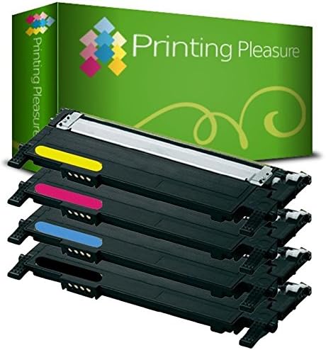 Printing Pleasure CLT-406 Toner Black Cyan Magenta Yellow for Samsung CLP-360