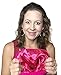Always Eleven Vibrant Color Satin Lined Knit Beanie Hat (Pink)