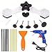 Queenti Car Body Dent Bridge Puller Tool Kits, Pop a Dent Paintless Ding Repair PDR Tools with 20w Hot Melt Glue Gun and 10pcs Glue Stick, Glue Shovel for Car Auto Truck Motorcycle Dent Removal