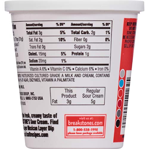 1 Breakstone+Reduced+Free+Sour+Cream