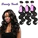 Beauty Youth Hair Brazilian Bundles Virgin Hair Body Wave 16 18 20inches 7A Unprocessed Remy Human Hair Weave Extensions Natural Color 95-100g/pc