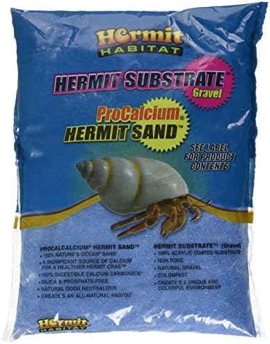 Hermit Habitat Terrarium Sand, 2-Pound, Blue