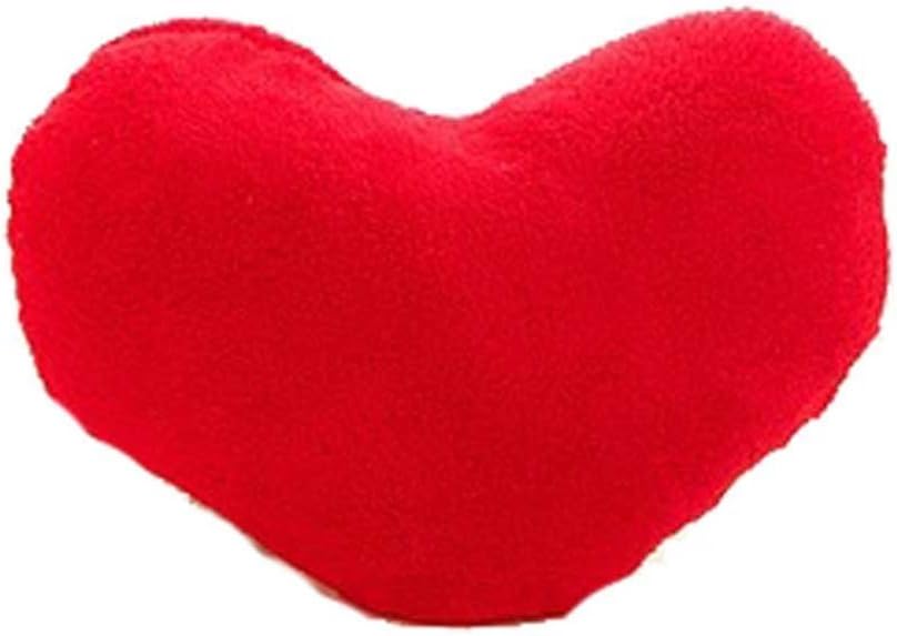 Wantop Colors Soft Love Heart Shape Throw Pillows Cushions Gift of love - Red