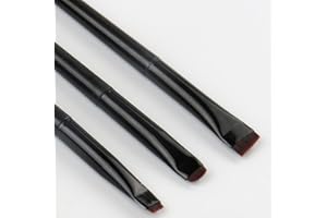 3-Piece Ultra-Thin Detail Eyeliner Makeup Brushes Set - Multiple Sizes for Fine Liner, Makeup Tools, Travel Makeup, Mini Make