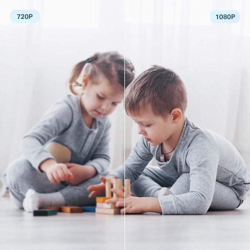 1080P Camera Interieur WiFi 360° Connectée Smartphone,C200