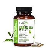 Green Tea Extract Capsules with EGCG for Weight Loss (1000 mg) Appetite Suppressant & Metabolism Boost - Natural Caffeine for Gentle Energy - Antioxidant & Free Radical Scavenger - 60 Vcaps