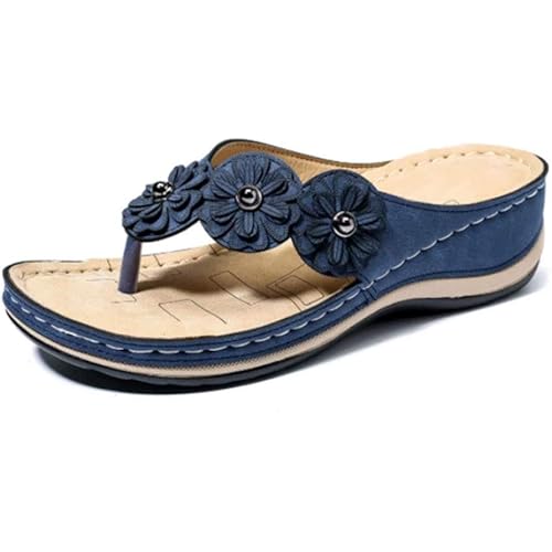 Deals Flower Clip Toe Beach Sandals