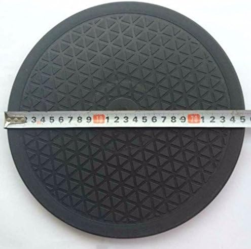 Rotating Turntable Pottery 10/11.8'' Black Wheel Round Turnplate Polymer Clay Tool Sculpting Model Making Plateform Rotate (10'')