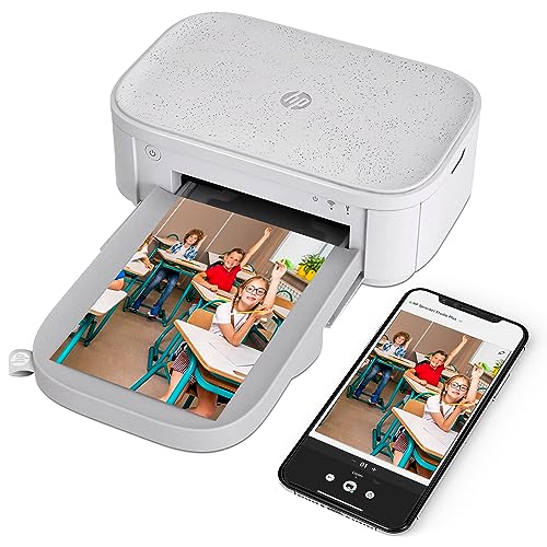 HP Sprocket Studio Plus WiFi Printer Wirelessly Prints 4x6” Photos