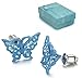Buyless Fashion Girls Butterfly Stud Earrings Crystal Stainless Steel In Gift Box