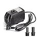 Coohome 400 GPH (1500L/H,25W),Submersible Pump, Adjustable Aquarium Pump, Powerful Pond Pump, Fountain Pump with 4.9ft Power Cord,6.56ft High Lift for Fish Tank, Statuary, Pond, Hydroponics