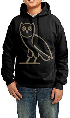 Teenage Youth Drake Gold OVOXO Hooded Sweatshirt by Pickle Genius