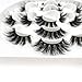 VGTE 5D False Eyelashes Extension 7Pairs Dramatic Volumn Hand-Made Lashes for Women's Make Up Reusable Cruelty-Free Fake Eyelash