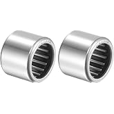 uxcell HK1718 Needle Roller Bearings 17mm Bore 23mm OD 18mm Width Chrome Steel Open End 2pcs