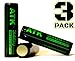 ATK 3.7v 18650 Battery | Built-in Over Heat & Charge Protection Board | 3400 mAh Li-ion Rechargeable Batteries (3pc PCB Tall 68mm 3400mAh) NOT Vape Compatible