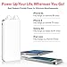 [Upgraded] 25000mAh Portable Phone Charger, External Battery Power Bank Backup Pack with Dual USB Output for IPhone IPad Samsung Cell Phones and More USB Chargeable Devices-White