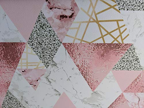 TaylorHe 13-14 inch (34cm x 23.5cm) Laptop Skin Vinyl Decal MADE IN BRITAIN Pink Glitters Marble Metal - Image 5