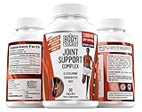 Joint Supplement of Glucosamine Sulfate + Chondroitin - MSM Natural Pain Relief & Inflammation Support for Sore & Aching Joints - Joint Health, Strength & Flexibility in Easy to Swallow 90 Capsules