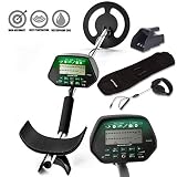 Treasure Cove TC-3020 Fortune Finder Digital Platinum Gold Silver Metal Detector Set for Adults with High Accuracy Waterproof Coil