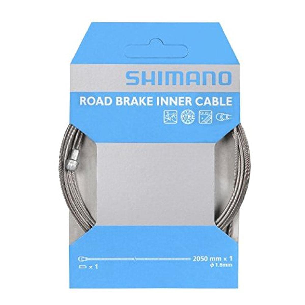 Shimano Road Brake SIL-TEC Coated Stainless Steel Inner Wire, Single