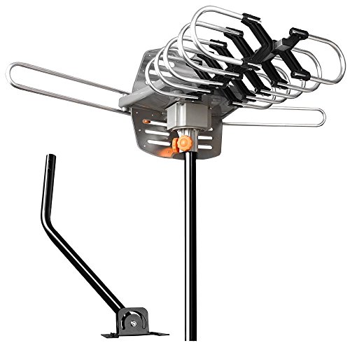 Able Signal Amplified HD Digital Outdoor HDTV Antenna with Motorized