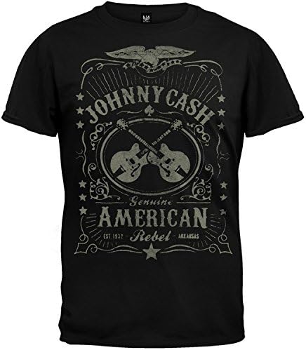 JJlinge Johnny Cash American Rebel Label Adult T-Shirt X-Large