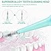 Electric Dental Calculus Remover Plaque Remover for Teeth with Electric Sonic Toothbrush Ultrasonic Tartar Scraper Stain Remover with Dental Picks Mirror(Green)
