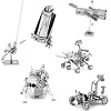 fascinations-Metal-Earth-Space-3D-Metal-Model-Kits-Hubble-Telescope-Apollo-Lunar-Rover-Apollo-Lunar-Module-Mars-Rover-Kepler-Spacecraft-Voyager-Set-of-6