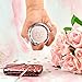 9 Sets Makeup Pocket Compact Mirror, 1 Bride To Be Makeup Mirror 8 Bride Tribe Mirrors Wedding Bridesmaid Gifts-Double Magnifying Mirror For Bridal Party,Champagne Diamond Cutting Style Pocket Mirror