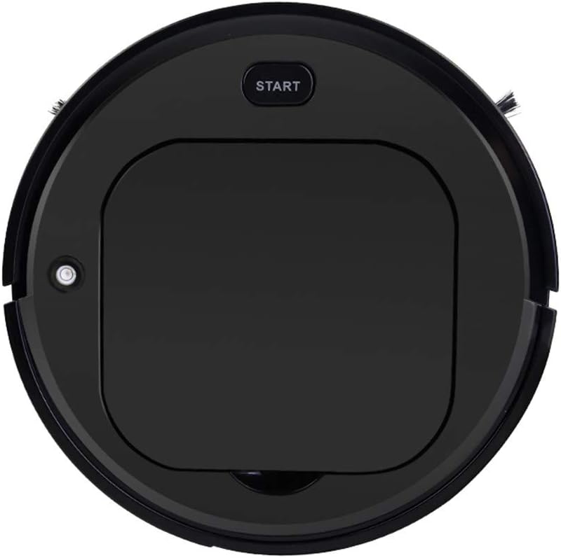 4-in-1 Robot Sweeper/Vacuum/Mop/Humidifier, Rechargeable Automatic Smart Robot Vacuum Cleaner Edge Cleaning Suction Sweeper for Pet Hair, Hard Floors (Black)