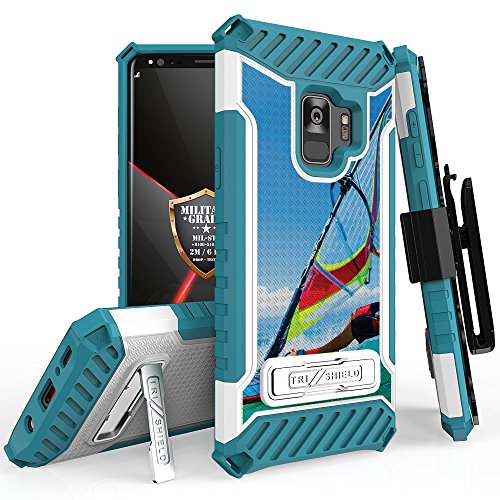 image for Beyond Cell Galaxy S9 Case, Trishield Durable Rugged Heavy Duty Phone 