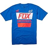 Fox Racing Mens Honda Distressed Basic Short-Sleeve Shirt