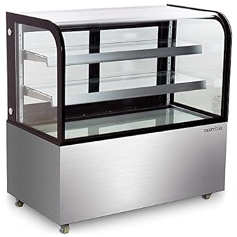 Amazon Com Mb48 48 Curved Glass Refrigerated Bakery Display Case