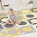 Skip Hop Interlocking Foam Floor Tiles Playspot, Gold/Grey