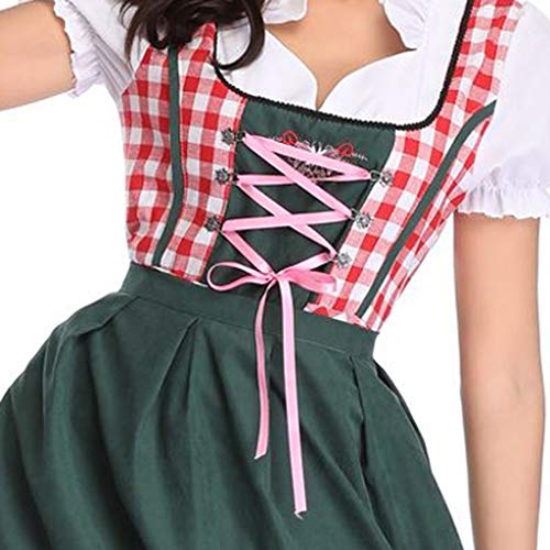 image for MIS1950s Women's German Oktoberfest Dirndl Dress Bavarian Beer Maid Co