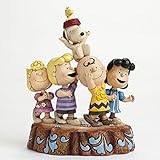 Jim Shore Peanuts Charlie Brown 65th Anniversary Hooray Figurine