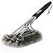 iDoCare 18" Wire Grill Brush - 3 Stainless Steel Brushes in 1 - Best Barbecue Grill Brush Cleaner - Perfect for Weber, Traeger, Char-Broil, Gas, Electric, Porcelain & Infrared Grills primary