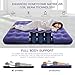 Bedped Gift Queen Air Mattress with Electric Pump – Best Portable Blow Up Mattress for Camping to Gifting Eye Mask, Pillow, Ear Plugs – Double Size Inflatable Air Bed with Repair Patchesthumb 1