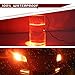 YINTATECH 10pcs Eagle Eye Led 18mm 9W Red Day Running Light Backup Reverse Turn Signal Light Motorcycle Light Clearance Marker Lights