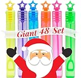 Party Favors for Kids Party Bubble Pack - 48 Bulk Bubbles Party Favors - Kids Party Favor Multi Pack - Birthday Party Favors - Stocking Stuffers Mini Bubble Wands