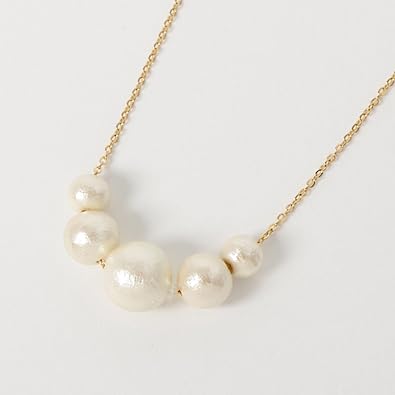 Amazon ニノン Ninon コットンパール ネックレス 金属アレルギー