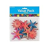 1 Dozen - Plastic Starfish Assortment - Multi-color.