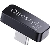 Questyle QCC Dongle Pro2 [MFi Certified] USB-C Bluetooth 6.1 Audio Adapter | Bluetooth Transmitter with LE Audio, LDAC,LHDC,aptX Lossless&amp;aptX-Adaptive,Auracast, Wireless Dongle for PS5/Headphones/PC